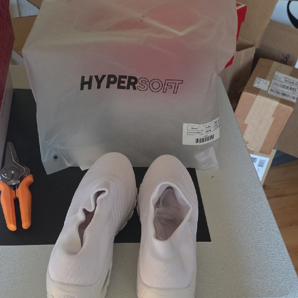 Women's White Slip-On Shoes